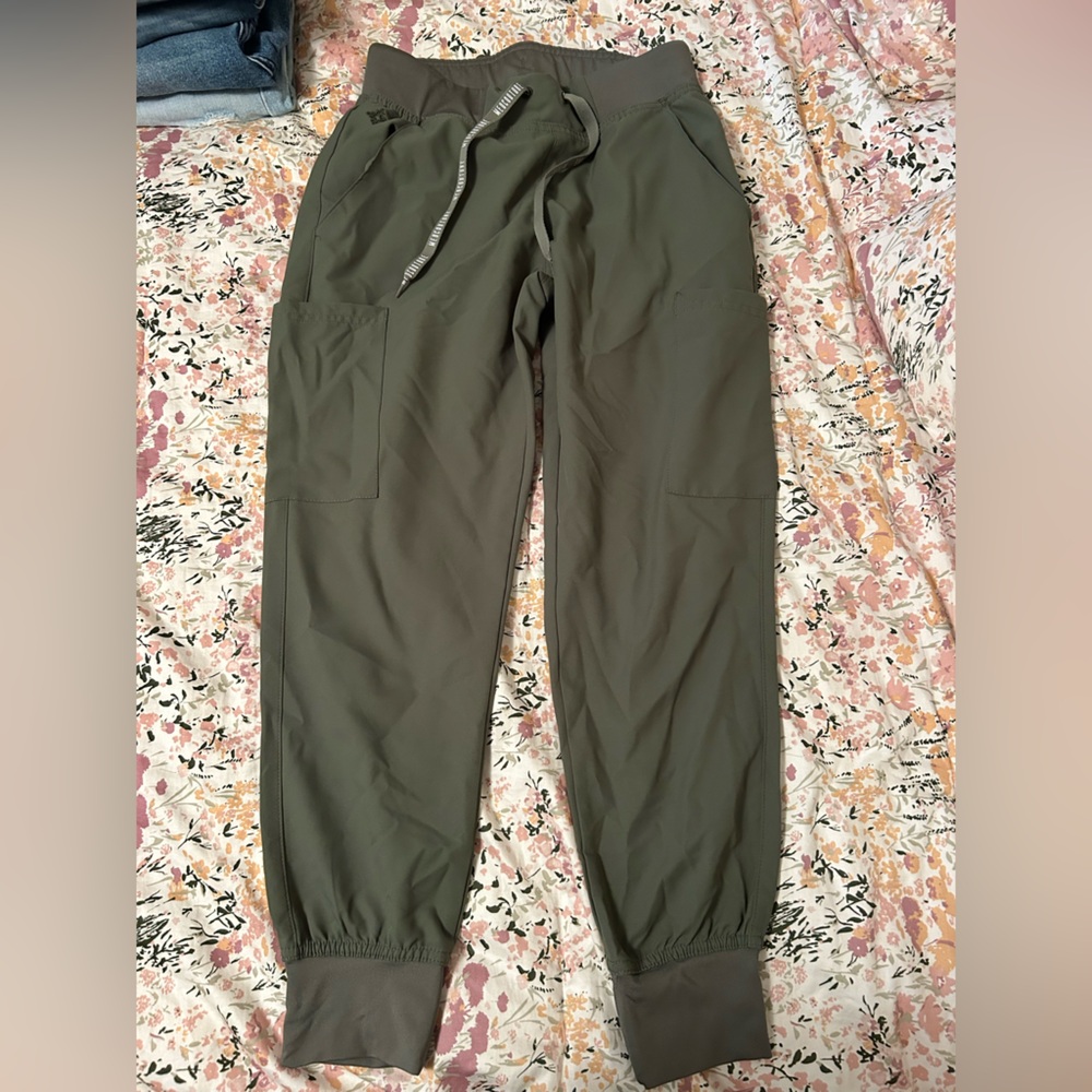 Med Couture Olive Green Joggers